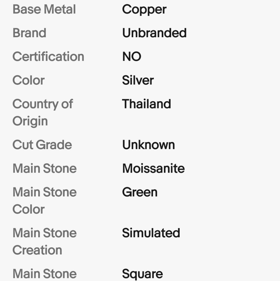 925 Olive Green Geometric Irregular Ring Adjustable - Picture 11 of 11